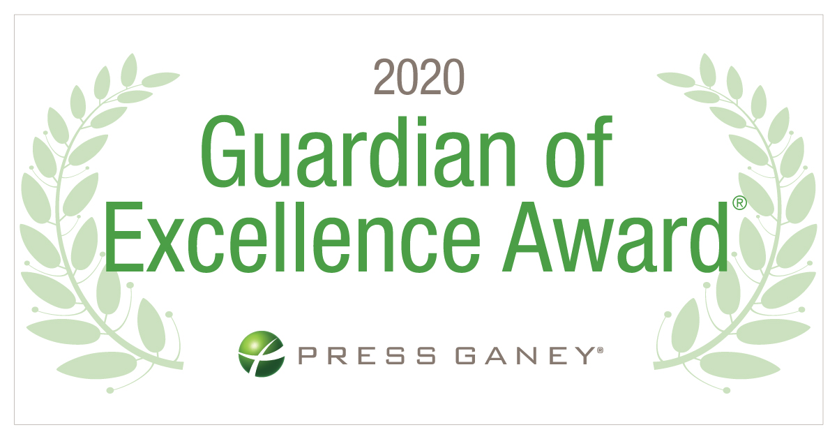 2020 Press Ganey Guardian of Excellence Award