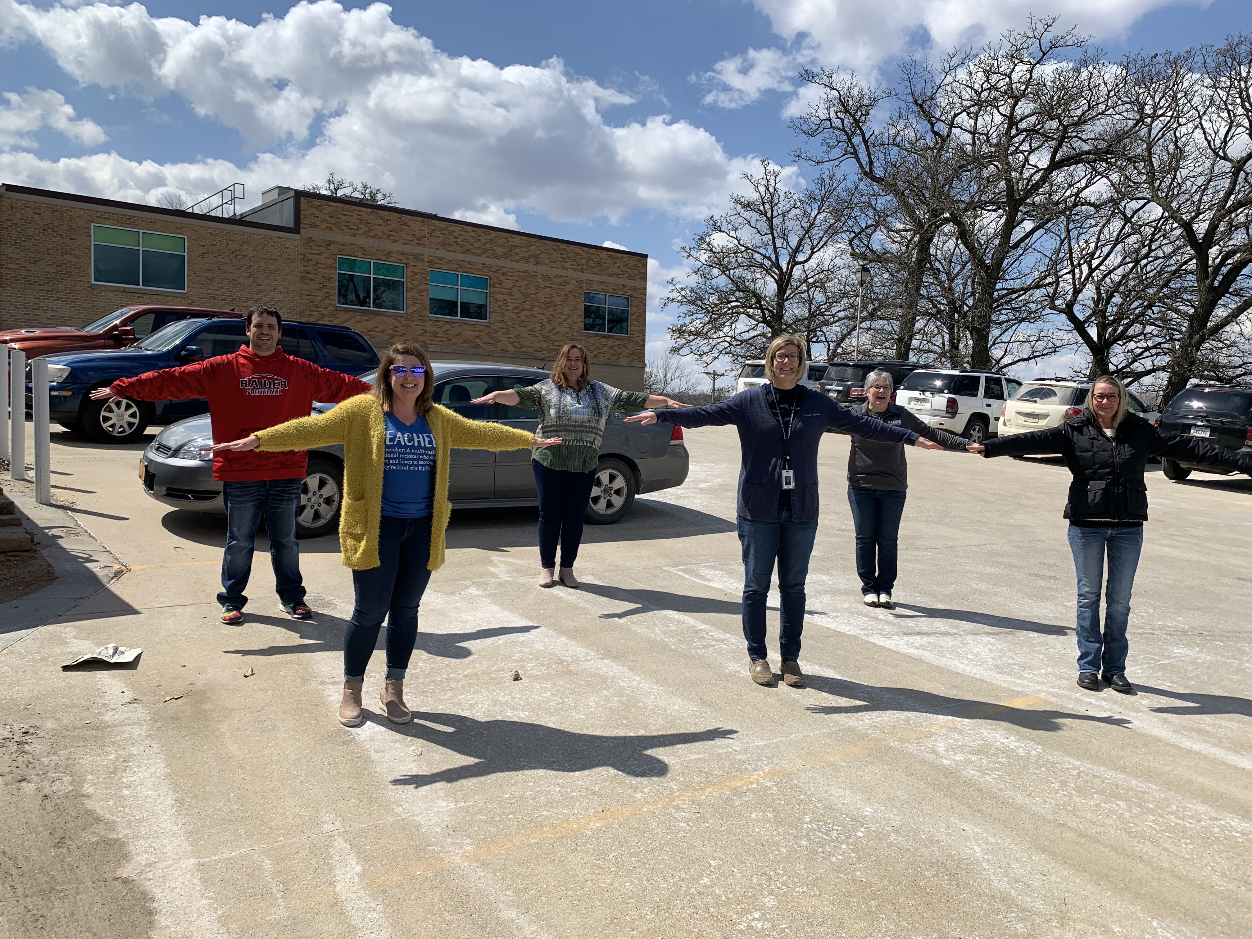Back row: Brian Sexton, Robyn Cromwell, Lisa Phillips. 